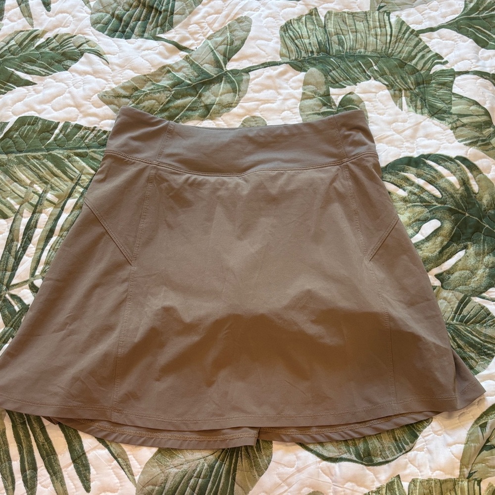 Athleta Tan Mini Skirt